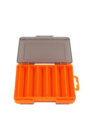 Captain 7218 Sahte Balık Kutusu 10 Gözlü 20x15x4.5cm - Orange