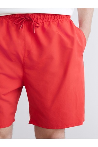 Lcw Swımwear Kırmızı Büyük Beden Kısa Boy Erkek Deniz Şortu