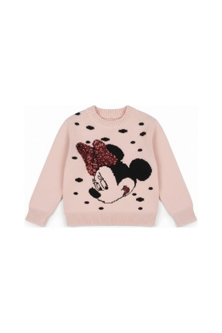 Minnie Kız Çocuk Kazak Pembe