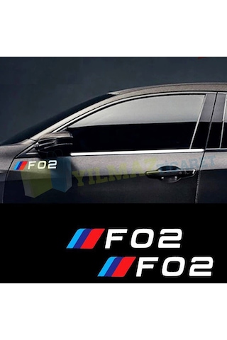 Bmw M Yan Cam Ayna Oto Sticker Yapıştırma E46 E90 E60 E39 E36 F30 15 X 4 Cm