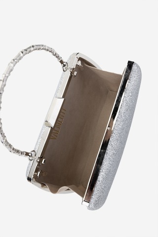 Valmenti Kadın Vegan Gri Abiye Çanta 1083 0016 Bn Cnt Y25 Gumus Sımlı GRİ