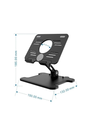 Katlanabilir Taşınabilir Masaüstü Tablet Standı Taşınabilir Tablet Şarj Standı Ayarlanabilir Stant