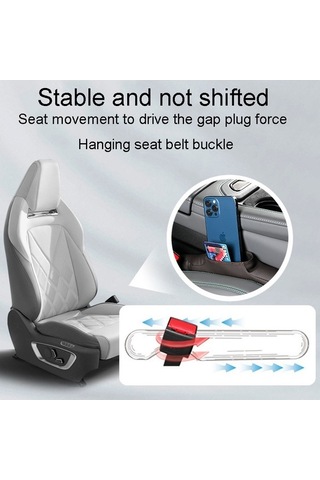 Novahub 1 Çift Araba Koltuğu Depolama Organizatörü Koltuk Sızıntı Önleyici Dikiş Dolguları Gri Diğer