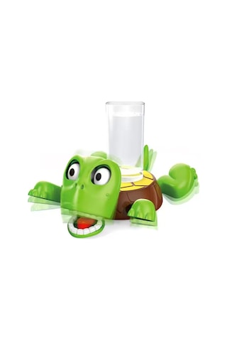 Dofolink Plastik Kap垫i Turtle Figürü - 3 Yaş Ve Üstü - 17.5x12.5x5 Cm - Kuru Mendil İle Temizlenir - Sarı Poşetli