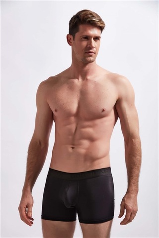 Josejuan 3'Lü Erkek Boxer Koton Likralı Bel Yazılı Lastik 1011