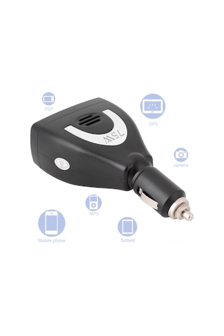 Lemestar Araç İçin Entegre Usb Çıkışı 75w 12v Dc'den 220v Ac'ye Dönüştürücü, Modifiye Sinüs Dalga, Taşınabilir Elektrik Aleti