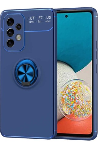 Samsung Galaxy Uyumlu A33 5G Kılıf Yüzüklü Magnetli Ravel Case Kapak