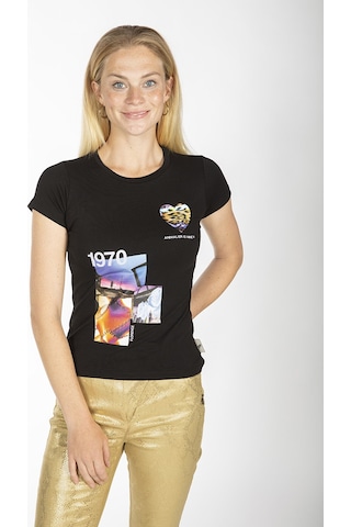ROBERTO CAVALLI  Kadın T'shirt RRC5495L Siyah