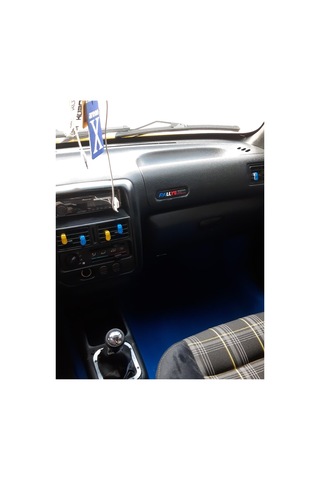 Peugeot 106 Rallye Torpido Yazısı 3d Petg Baskı Oem Görünüm Çift Taraflı Bantlı İç Aksesuar