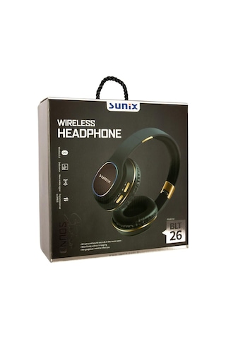 Sunix BLT-26 Bluetooth Kulak Üstü Kulaklık