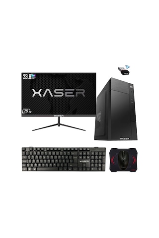 Xaser XSR424 i7-6700 16 GB 256 GB SSD 23.8" Free Dos Masaüstü Bilgisayar