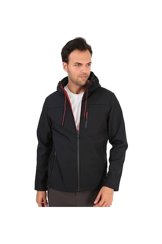 Exuma H Sshell Jacket M Erkek Ceket 2011100-010 Siyah-siyah Siyah