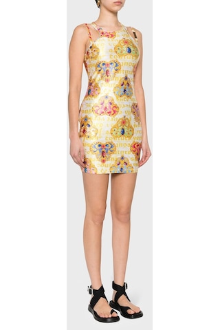 Versace Jeans Couture Bayan Elbise 76hao944 Js348 G03 Beyaz-gold