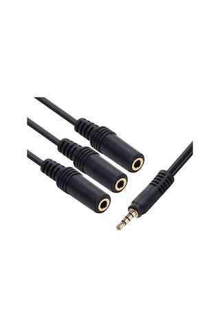 Kulaklık Mikrofon Çoklayıcı 3 Port 3.5Mm 4300P Splitter Swıtch Dö
