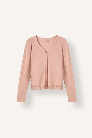 Defacto Regular Fit V Yaka Fitilli Dantel Detaylı 2li Pijama Takımı I4236ax26aubr105 Pembe-br105