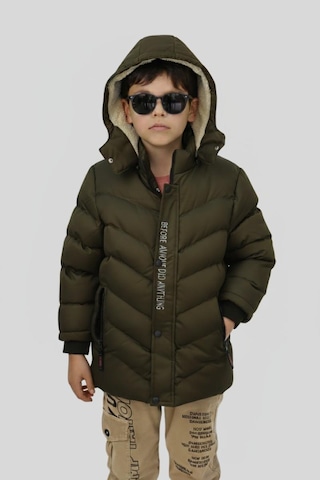Baglan Erkek Çocuk Kapüşonlu Mont Bs-0411 Haki