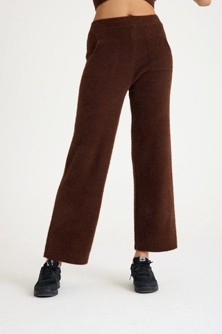 Allys Pantolon-crop-hırka Takım Kahve