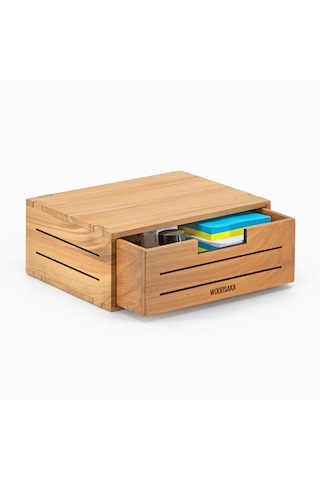 Woodsaka - 3line Mini Çekmece - Masaüstü Kutu