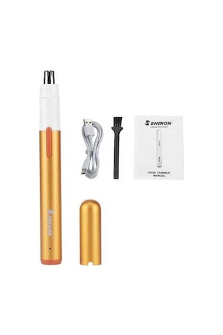 Pazly Yüz Ve Vücut İçin Renkli Makas Kulak Kılı Kesici, Kaş Ve Burun Kılı Döner Bıçak 360 Bm Çok Renkli Çok Renkli