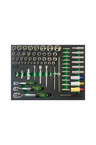 Grayzer Nc276 6 Çekmeceli Dolu Takım Arabası 276 Parça Takımlar Nt Tools