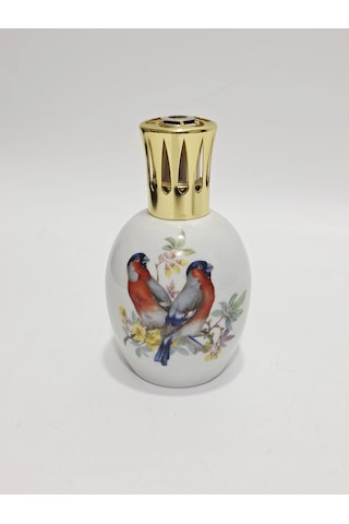 Berger Kuş Desenli Limoges Porselen Oda Kokuluğu 16x9x9cm Model 3
