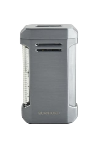 Quantoro Perde Alev Delicili Gümüş Metal Puro Çakmağı