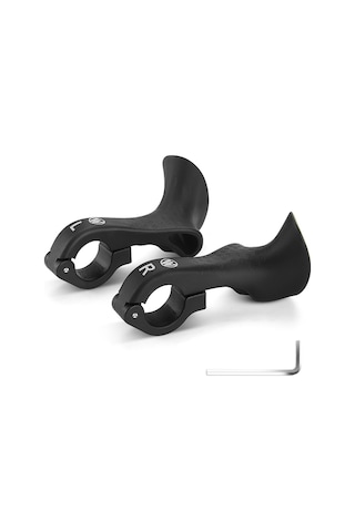 Leezsing Mountain Bisiklet Işık Saçan Nylon Tutamak Ucu, 92g Hafif, 100mm Boy, Bisiklet Ekipmanı Yp0804067