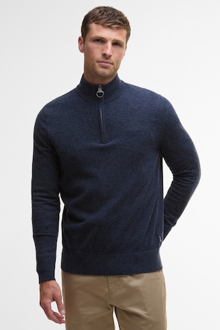 Barbour Waterbury Half Zip Kazak Ny91 Navy Lacivert