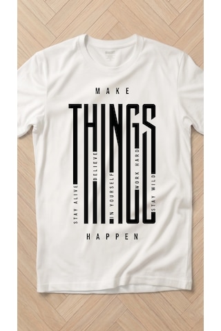 Make Things Happen Ütü İle Uygulanabilen Dtf Tekstil Baskı