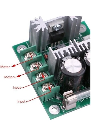 12-40v 10a Motor Hız Kontrol Sürücü Kartı - 400w