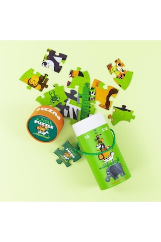 Crocodile Creek Dev Kule Puzzle 30 Parça Orman