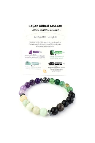 Başak Burcu Doğal Taş Tasarım Bileklik