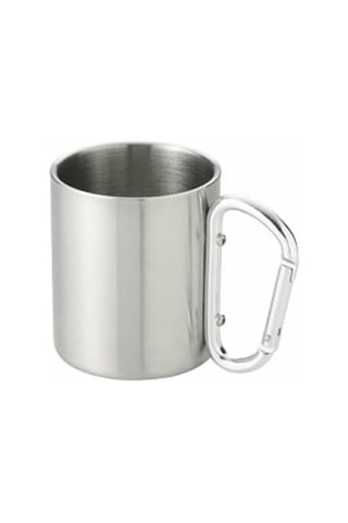 Coffeehutt Karabinerli Çelik Kupa