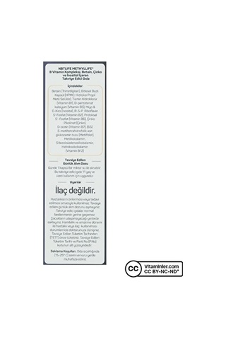 Nbt Life Methyllife B Kompleks 60 Kapsül