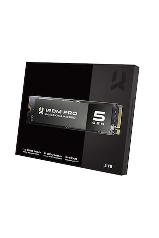 Goodram 2tb Irdm Pro Gen5 Nvme M.2 Ssd Okuma Hızı 12000mb / Yazma Hızı 11000mb