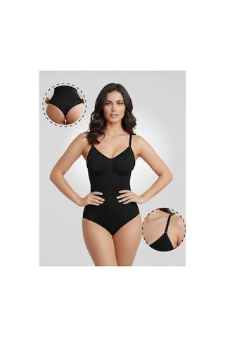 Mistirik Mimola Model 3 Bölge Etkili Örmekumaş Yapılı String Body Siyah Renk042