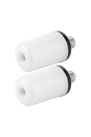 Lemestar E27 Tabanlı 99 Led Işık 2'li Paket - Yerçekimi Sensörlü Dinamik Ateş Efekti, Sarı+mavi Işık, Bar&ev Dekorasyonu 85-265v Diğer