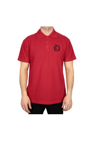 League Of Legends Logo Polo Yaka Gri Tişört
