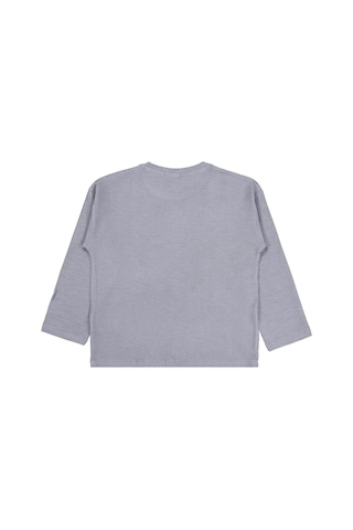Civil Boys Jakarlı Basic 6-9 Yaş Sweatshirt - Gri