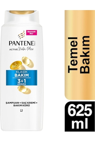 Temel Bakım 3'ü 1 Arada Şampuan 625 Ml