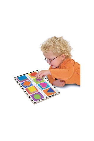 Melissa&Doug Ahşap Tombul Puzzle Şekiller