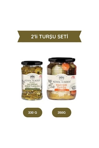 2'li Turşu Seti Jalapeno & Karışık Turşu