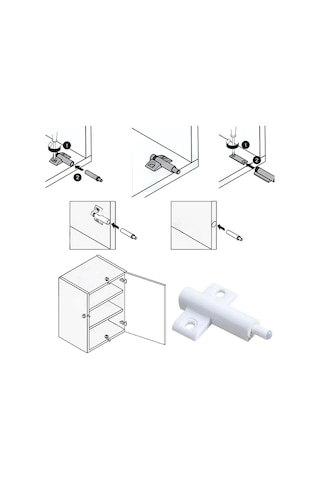 Expertland Mobilya İçin Amortisör Damper 2 Adet. 282993873 Beyaz