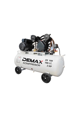 Hava Kompresörü Pistonlu 100 Lt 2 Hp Demax