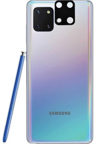 Galaxy A81 (Note 10 Lite) Zore 3D Kamera Camı Siyah