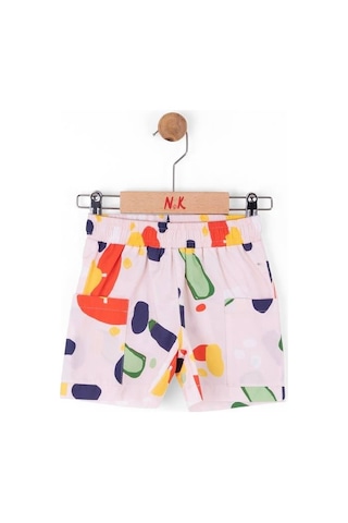 Nk Kids Kız Bebek Clown Şort Coral Çok Renkli