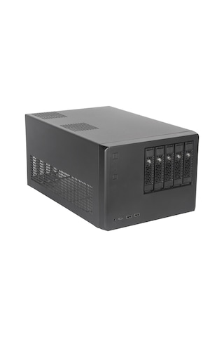 SilverStone CS351 5 Adet SAS-12G/SATA-6G Destekli mATX NAS Kasası