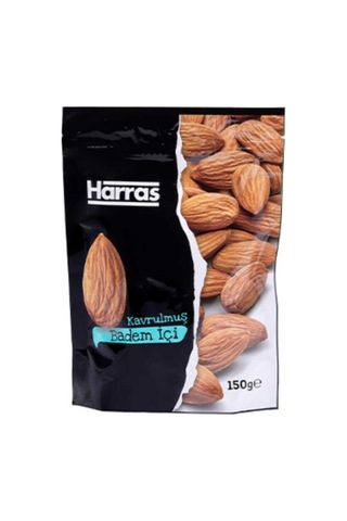 Kavrulmuş Badem İçi Premium Tuzlu Çıtır İthal Kuruyemiş Seti 4 Adet X 150 Gr 150 G
