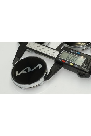 Kia Yeni Nesil Logo Jant Göbeği Kapak Seti  60mm