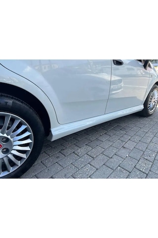 Fiat Punto Düz Yan Marşpiyel Seti Plastik 2 Adet Mat Siyah 2012 2013 2014 2015 2016 2017 2018 Karlık+ek+bodykit